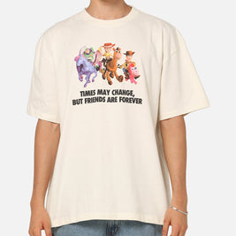 73Studio Disney Pixar Toy Story Friends T-Shirt Off White - Scentleo