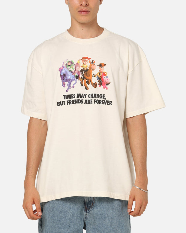 73Studio Disney Pixar Toy Story Friends T-Shirt Off White - Scentleo