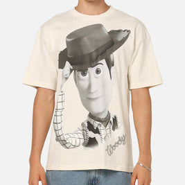 73Studio Disney Pixar Toy Story Woody And Bullseye T-Shirt Off White - Scentleo