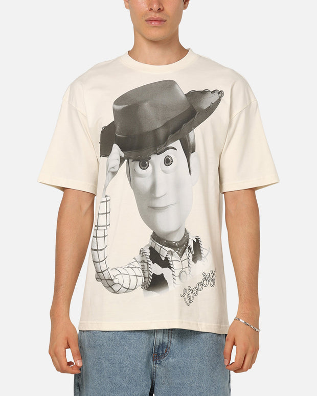 73Studio Disney Pixar Toy Story Woody And Bullseye T-Shirt Off White - Scentleo