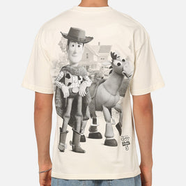 73Studio Disney Pixar Toy Story Woody And Bullseye T-Shirt Off White - Scentleo