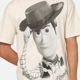 73Studio Disney Pixar Toy Story Woody And Bullseye T-Shirt Off White - Scentleo