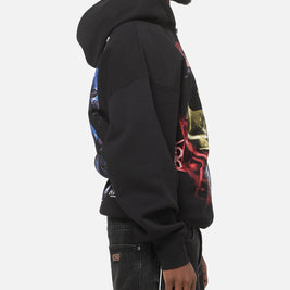 73Studio X Halo Xbox Red Vs Blue Split Hoodie Black - Scentleo