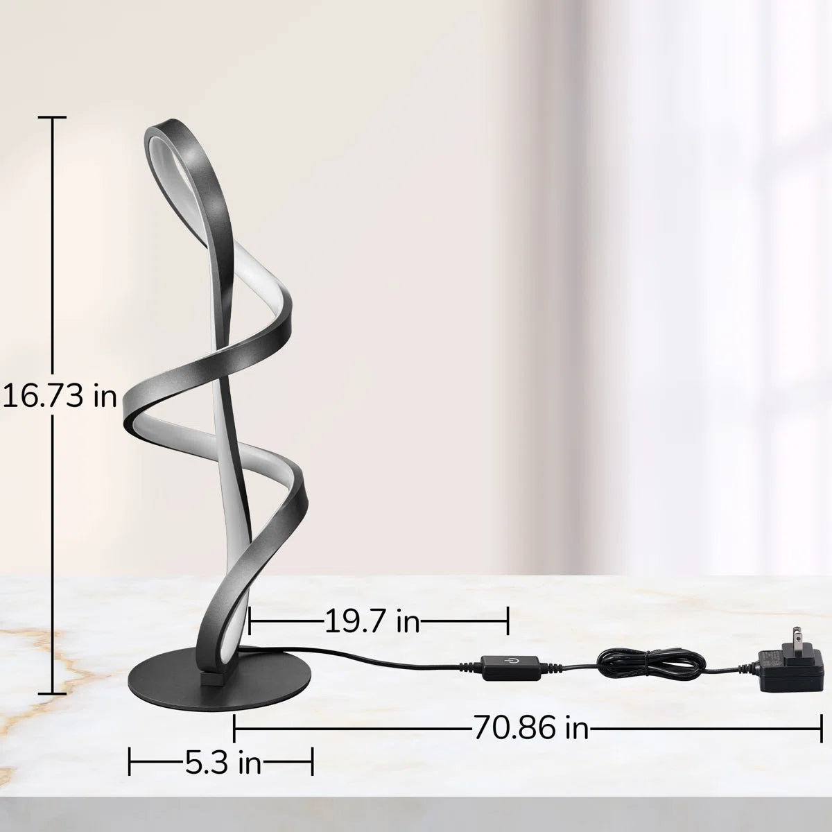 Brecklyn Metal Novelty Lamp