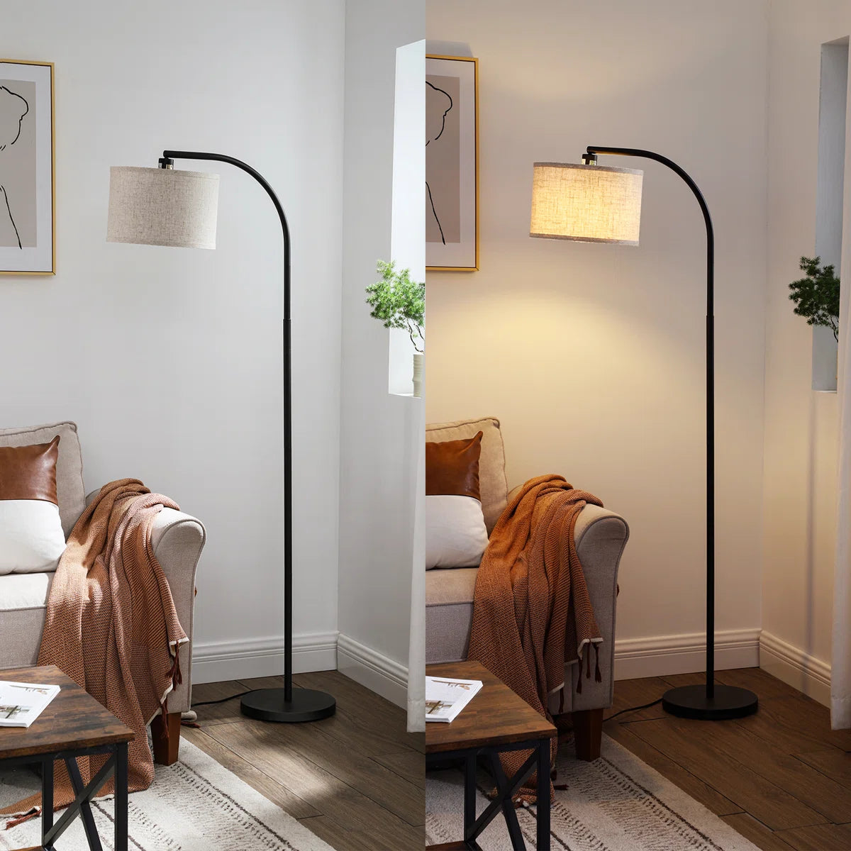Kjeld Arched Floor Lamp