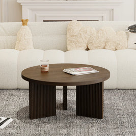 Mid-Century Modern Round Coffee Table