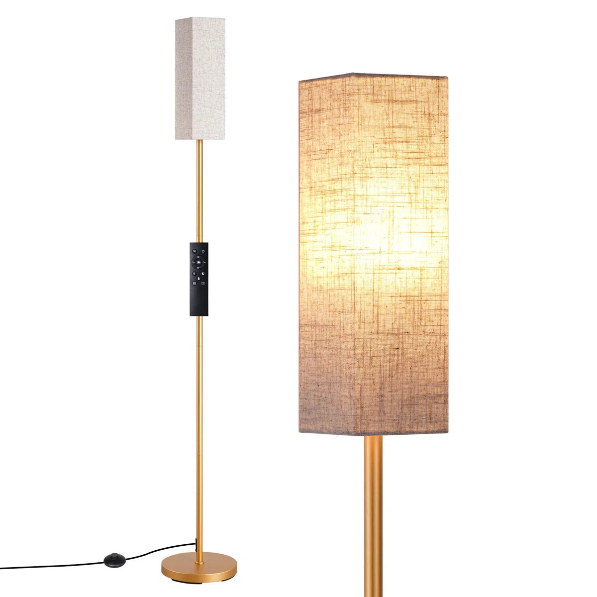 Osblek Traditional Floor Lamp with Remote Control