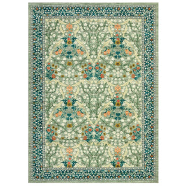 Vintage Floral Area Rug Stain Resistant Easy Cleaning Indoor