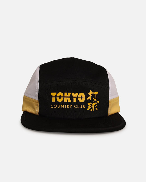 Birds Of Condor Tokyo Sports Strapback Cap Black/Gold - Scentleo