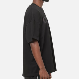Carre Applique T-Shirt Solid Black - Scentleo