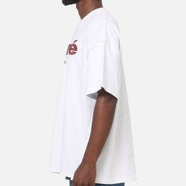 Carre Applique T-Shirt Solid White - Scentleo