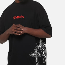 Ed Hardy Cross T-Shirt Black - Scentleo