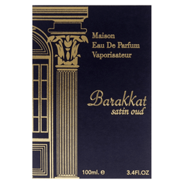 Fragrance World Barakkat Satin Oud Eau de Parfum for Everyone - Scentleo