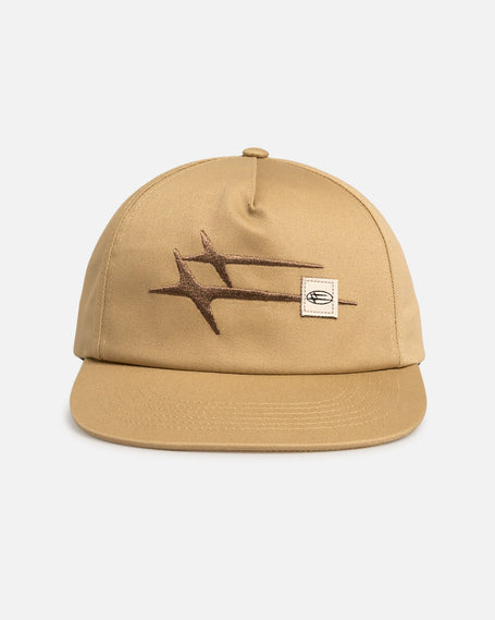 Loiter Hybrid Snapback Cap Khaki - Scentleo