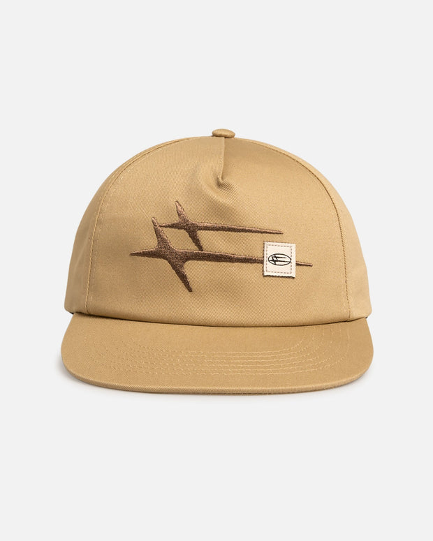 Loiter Hybrid Snapback Cap Khaki - Scentleo