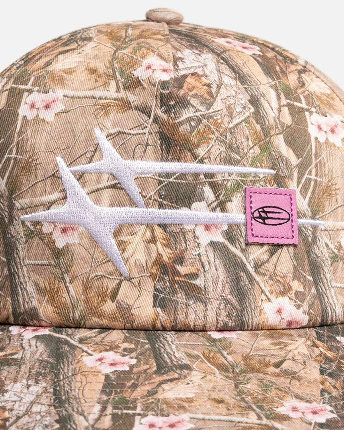 Loiter Hybrid Snapback Cap Pink Tree Camo - Scentleo