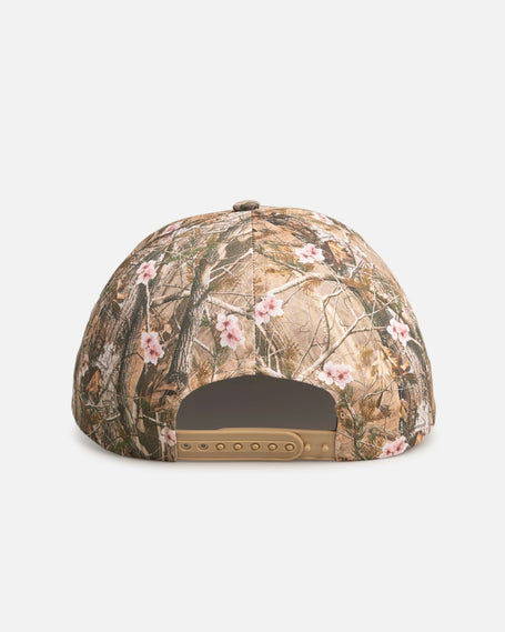 Loiter Hybrid Snapback Cap Pink Tree Camo - Scentleo