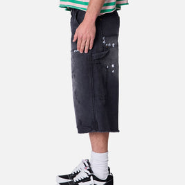 MNML Ultra Baggy Work Shorts Black - Scentleo