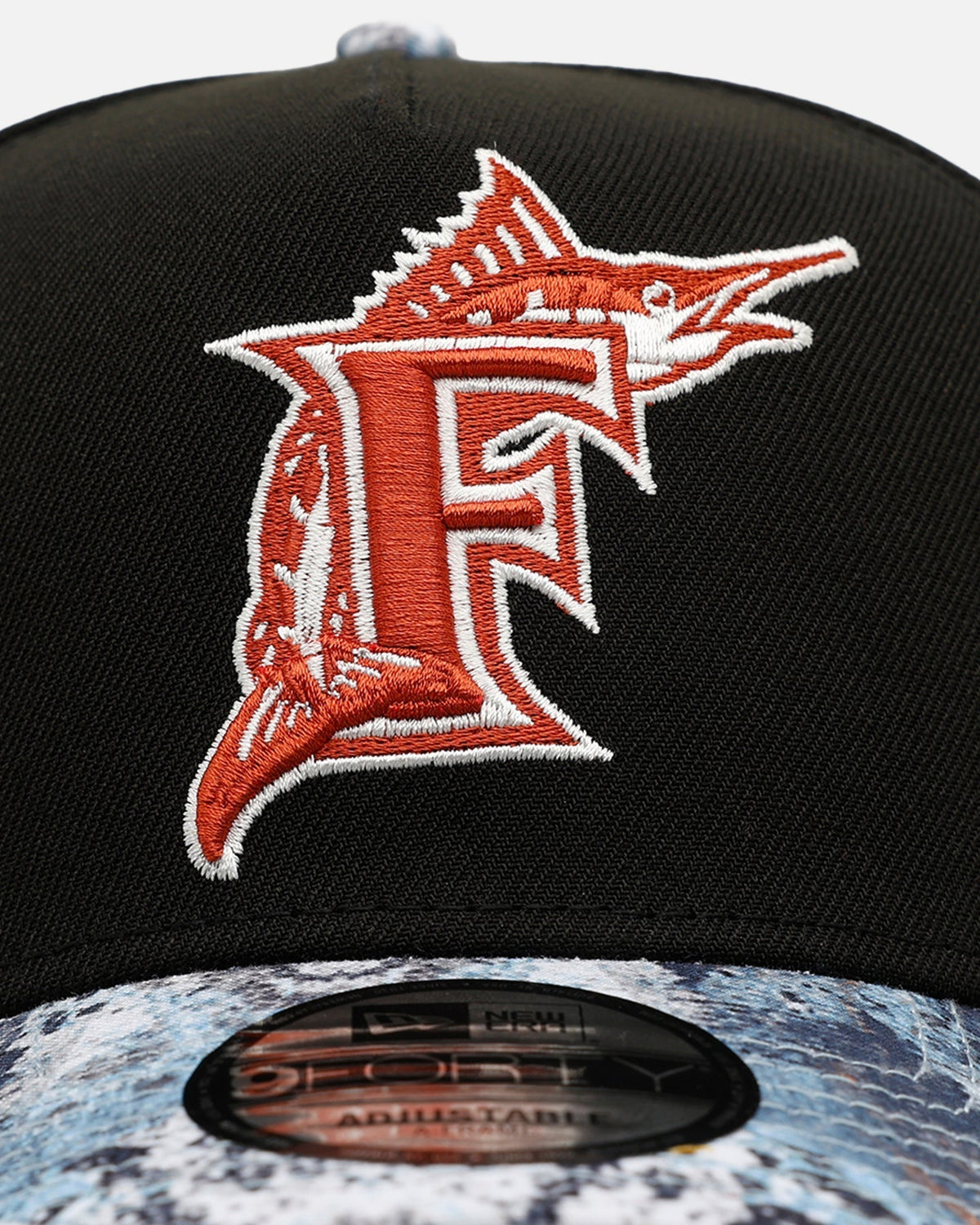 New Era Florida Marlins 'Earth Camo' 9FORTY A-Frame Snapback Black - Scentleo