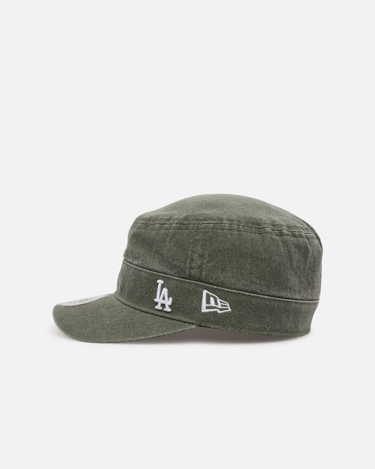 New Era Los Angeles Dodgers 'Military' Fitted Cap Olive - Scentleo