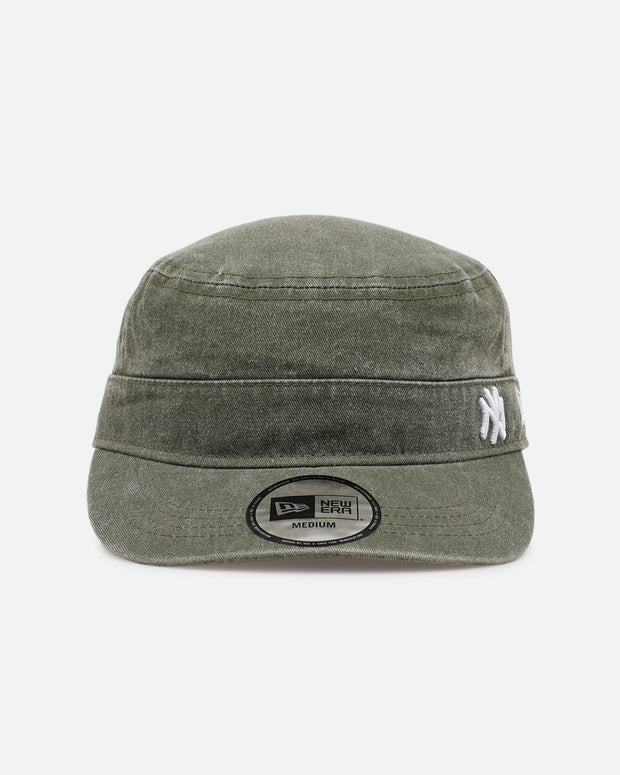 New Era New York Yankees 'Military' Fitted Cap Olive - Scentleo