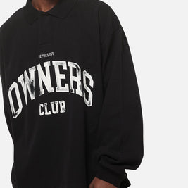 Represent Owners Rugby Top Jet Black - Scentleo