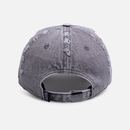 Von Dutch Cross Distressed Strapback Cap Washed Grey - Scentleo