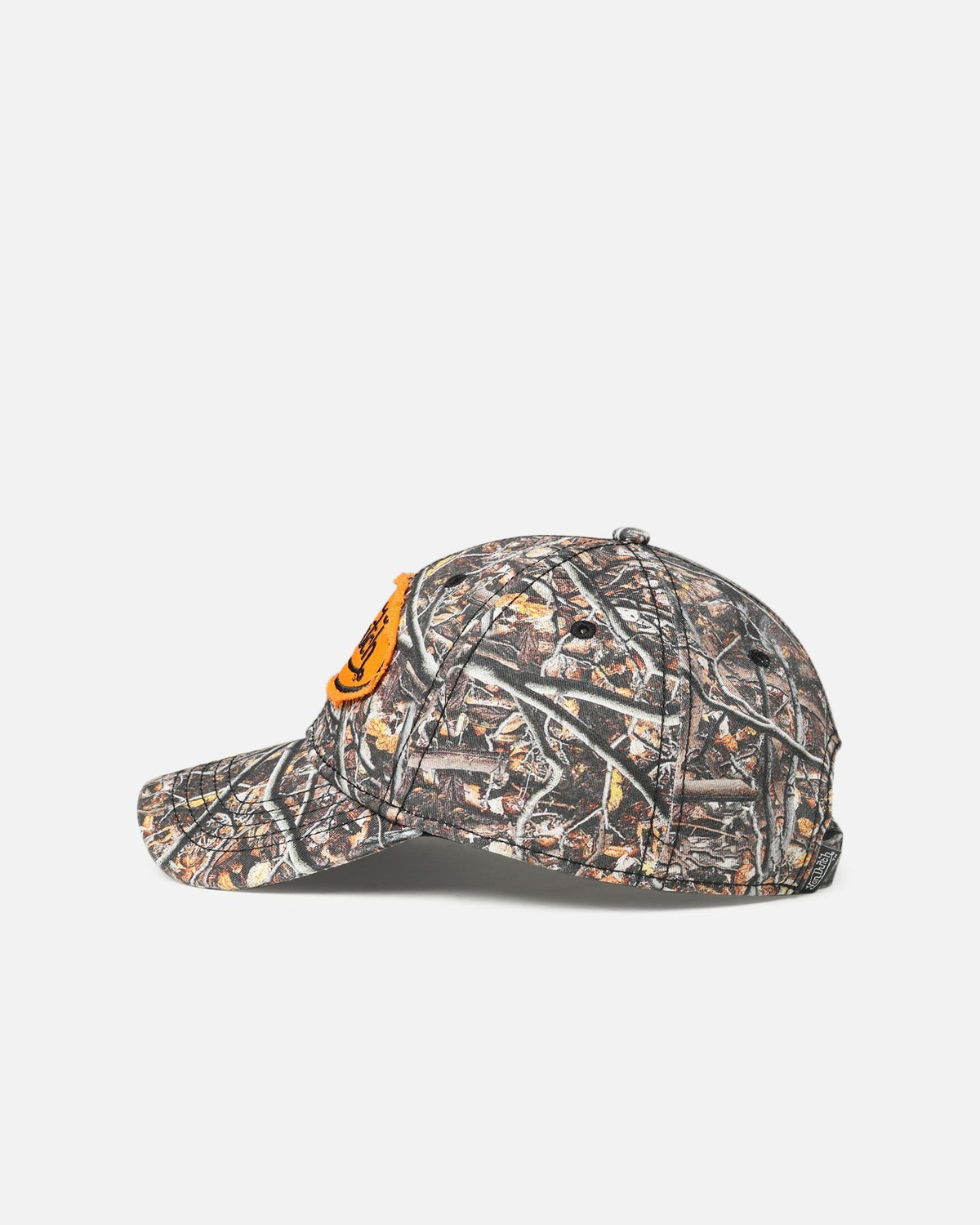 Von Dutch Woodcamo Dad Strapback Cap Camo/Orange - Scentleo