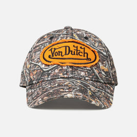 Von Dutch Woodcamo Dad Strapback Cap Camo/Orange - Scentleo
