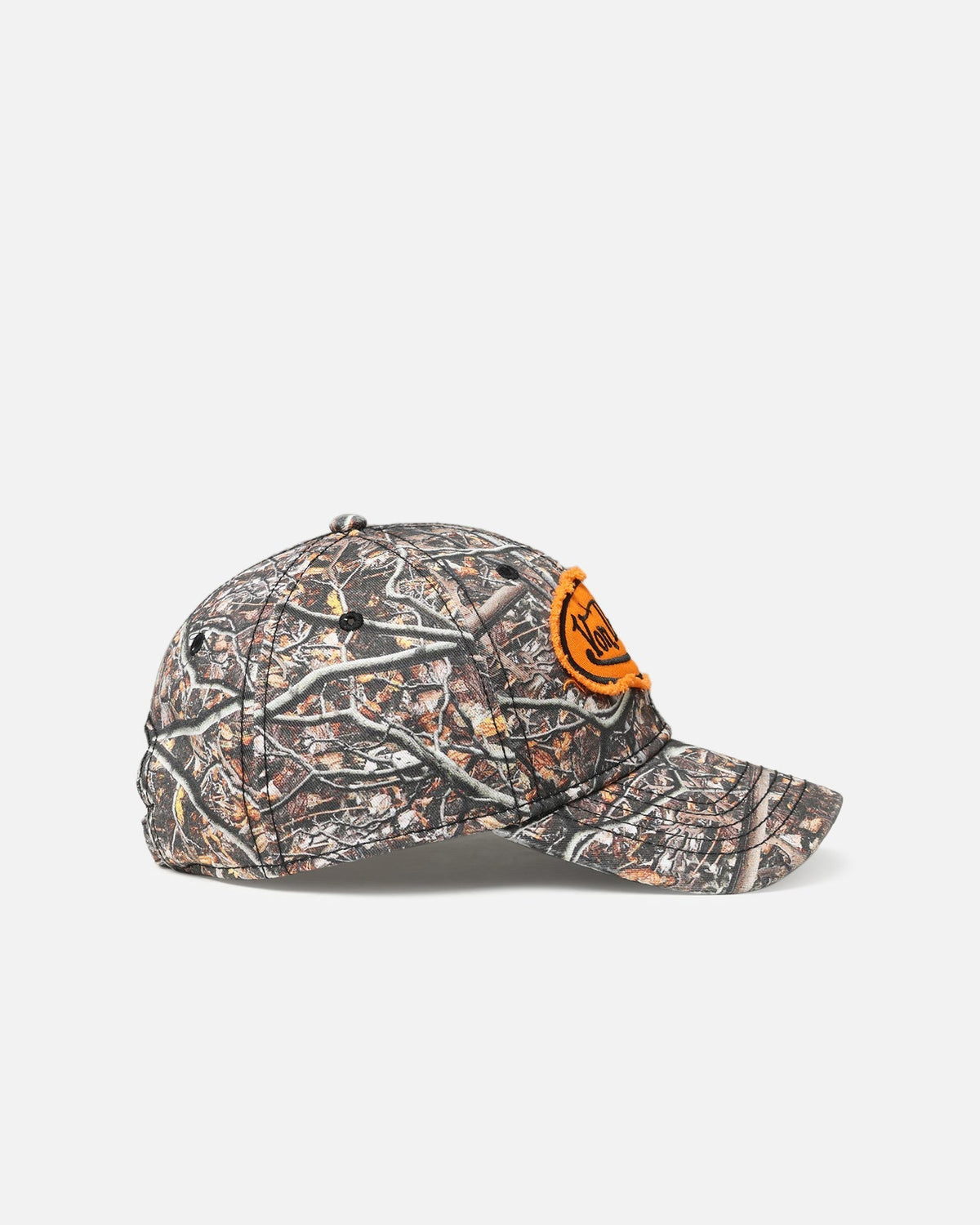 Von Dutch Woodcamo Dad Strapback Cap Camo/Orange - Scentleo